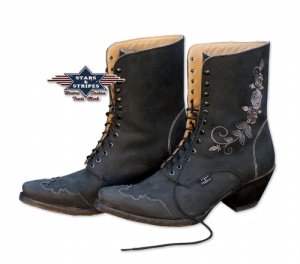 Damenwesternstiefel Rosie schwarz