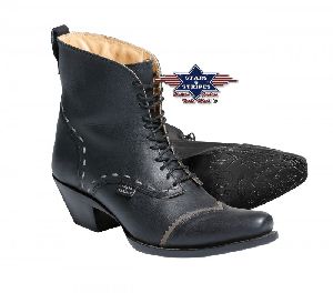 Damenwesternstiefelette Ashley schwarz